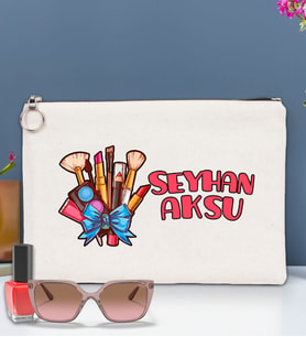BK Gift Kişiye Özel İsimli-3 Astarlı Portföy Çanta 30x21cm(12 Renk Seçeneği), Baskılı El Çantası, Organizer Çanta (Ham)