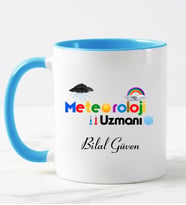 Meteoroloji Uzmanı Kupa Bardağı (Mavi)