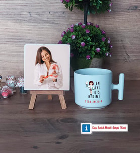 En İyi Diş Hekimi Fotoğraflı Dekoratif Taş, Kupa Bardak Beyaz Hediye (Model 12)