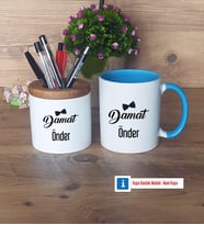 Damat Kalemlik, Kupa Bardak T Kişiye Özel Hediye (Model 7)