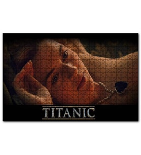 Cakapuzzle Titanic Rose Poz Veriyor  Puzzle Yapboz MDF (Ahşap) (1000 Parça)