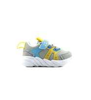 Trendyshose 505 Bebe Işıklı Cırtlı Rahat Hafif Spor Ayakkabı (Mavi-Sarı)