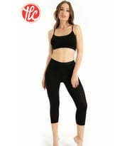 Q-EN 708 Kadın Büyük Beden Rahat Bambu Kumaş İp Askılı Pedli Büstiyer