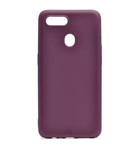 Oppo AX7 Kılıf Soft Mat Premier Case (Mürdüm)