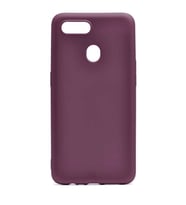 Oppo AX7 Kılıf Soft Mat Premier Case (Mürdüm)