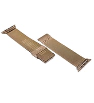 Ally Apple Watch Ultra 7-8 45mm 6-5-4 44mm Kayış Kordon Milano Metal Klasik 3-2-1 42mm (Rose)