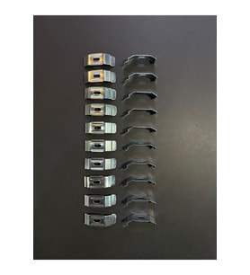 Zebra & Stor Perde 3.5 cm Plastik Portray 20 Adet Beyaz (Gri)