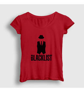 Presmono Kadın Beyaz Vest The Blacklist T-Shirt 184089tt (Kırmızı)