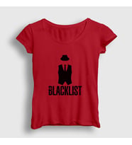 Presmono Kadın Beyaz Vest The Blacklist T-Shirt 184089tt (Kırmızı)