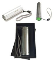 KİŞİYE ÖZEL İSİM BASKILI METAL LED IŞIKLI EF FENERİ (Metal)