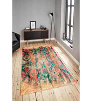 Dijital Baskılı Yıkanabilir Kaymaz Modern Renkli Salon Halısı Mutfak Halısı Yolluk ND-HY-1211 (Çok Renkli)