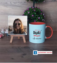 Diyaliz Teknisyeni Fotoğraflı Dekoratif Taş, Kupa Bardak Beyaz Hediye Diyaliz Teknisyenine Hediye (Model 13)