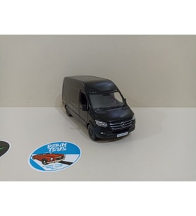Mercedes Sprinter Metal Model Oyuncak Araba 13 Cm ( ÖZEL PLAKALI ) (Siyah)