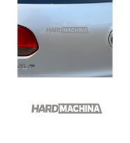 20 X 3 Cm Hard Machine Oto Cam Sticker Araba Sticker (Gri)
