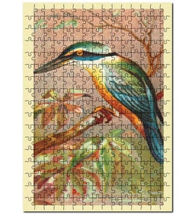 Cakapuzzle Kutsal Yalıçapkını Kuş Görseli Puzzle Yapboz MDF (Ahşap) (1000 Parça)