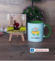 Öğretmenler Günü Hediyesi Fotoğraflı Dekoratif Taş, Kupa Bardak Beyaz Hediye (Model 14)