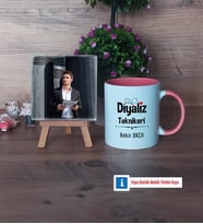 Diyaliz Teknikeri Fotoğraflı Dekoratif Taş, Kupa Bardak Beyaz Hediye (Model 6)
