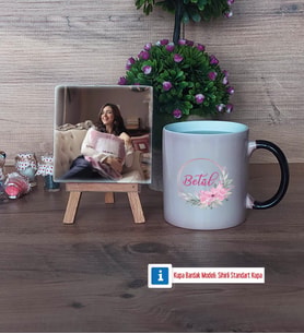 İsme Özel İsim Yazılı Fotoğraflı Dekoratif Taş, Kupa Bardak Beyaz Hediye (Model 9)