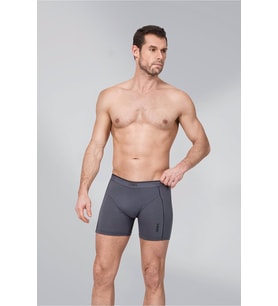 Namaldı 2 Adet Siyah Renk Biyeli Modal Boxer (Füme)