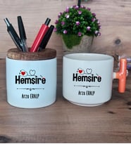 Hemşire Hediye Sepeti Kupa Bardak T Kulplu, Kalemlik Hediyeleri Tıp Bayramı Hemşireler Günü Hediyesi (Model 7)