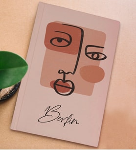 Kendin Tasarla Sert Kapaklı Defter-5 (Pembe)