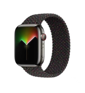 Apple Watch 40mm KRD-32 XSmall Hasır Örgü Dizayn Kordon (Karışık)