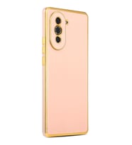 Huawei Nova 10 Kılıf Zore Bark Kenarları Altın Renk Kılıf (Rose)