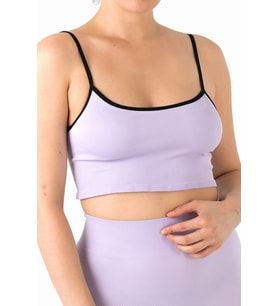 Gigotto Seamless Fitilli Büstiyer (Beyaz)