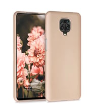 Matte Silicone Xiaomi Redmi Note 9 Pro Kılıf (Gold)