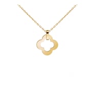Şekilli Gümüş Kolye Özel Gün Hediyesi (Gold)