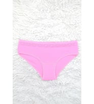 Tutku 834 Kız Çocuk İnce Bel Pınar Slip Külot (Açık Pembe)
