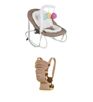 Tommybaby Elite Lüx 2'li Set-Ana Kucağı ve Kanguru (Kahverengi)