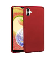 Galaxy A04 Kılıf Zore Premier Silikon Kılıf (Kırmızı)