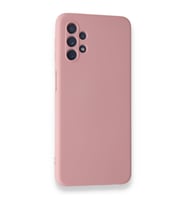 Samsung Galaxy A52 Lansman Kılıf Nano içi Kadife Silikon (Pembe)