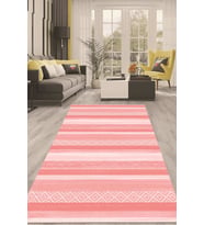 Dijital Kaymaz Taban Yıkanabilir Modern Renkli Salon Halısı Mutfak Halısı Yolluk ND-HT-1002 (Turuncu)
