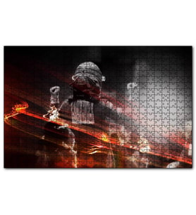 Cakapuzzle Ayrton Senna Formula 1 Yarışçısı  Puzzle Yapboz MDF (Ahşap) (1000 Parça)