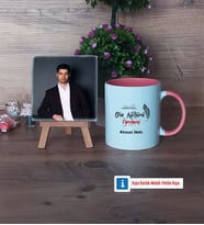 Din Kültürü Öğretmeni Fotoğraflı Dekoratif Taş, Kupa Bardak Beyaz Hediye (Model 6)