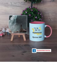 Mühendisler Günü Hediyesi Fotoğraflı Dekoratif Taş, Kupa Bardak Beyaz Hediye (Model 6)