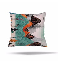 Çiçek Ağaç Kilim Etnik Desen Gizli Fermuarlı Yastık Kılıfı Kırlent Kılıfı Koltuk Yastık Kılıfı  (Karışık)
