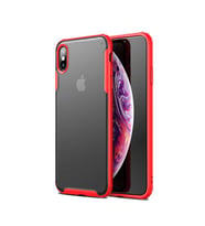 Uyumlu Model Apple iPhone X Kılıf Mat Volks Case (Kırmızı)