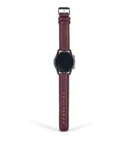 vagave Huawei Watch GT / GT2 / GT2e / GT2pro 46mm Deri Kordon İsme Özel 9 Renk (Bordo)