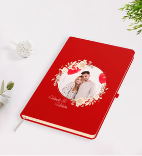 Kendin Tasarla Cilt Bezi Kapaklı Defter-2 (Kırmızı)
