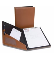 Kapaklı Sekreterlik A4 100 Yaprak Kapasiteli Rainbow Clip Board Vegan 24x32 cm (Taba)