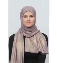 Simli Abiye Şifon Şal (A.Bordo)