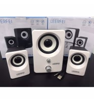 Pazariz 2+1 Usb Ses Sistemi  6w Rms Hoparlör Bilgisayar Laptop Cep Telefonu (Beyaz)