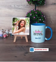 İtalyanca Öğretmeni Fotoğraflı Dekoratif Taş, Kupa Bardak Beyaz Hediye (Model 4)