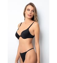 Miorre Push-Up Dolgulu Önden Açılabilir Sütyen (Siyah)