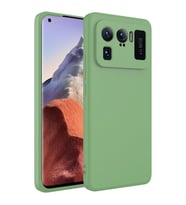 Xiaomi Mi 11 Ultra Kılıf İçi Kadife Lansman Kapak (Açık Yeşil)