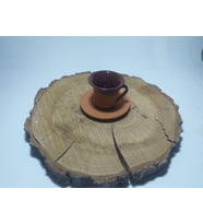 TOPRAK TÜRK KAHVESİ FİNCAN (Kahverengi)