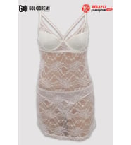 Pierre Cardin 4661 Gemma Dantelli Gecelik Takımı